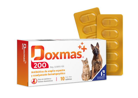 Doxmas 200 ( 10 tabletas ) doxiciclina