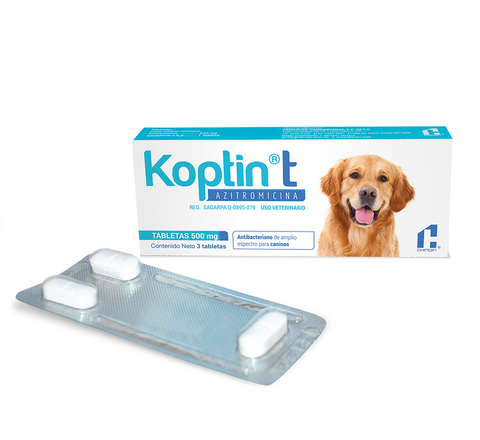 KOPTIN T  500 mg  ( 3 tabletas )