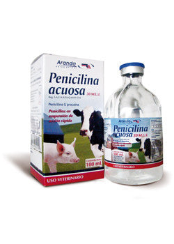 Penicilina Acuosa 30 M.U.I. Frasco con 100 ml