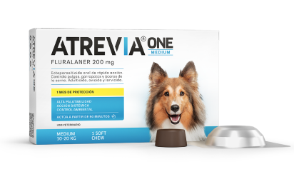 Atrevia ONE Medium 10 - 20 kg 1 Tableta (Fluralaner 200 mg)