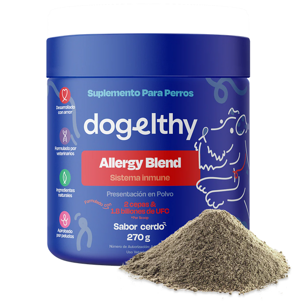 Dogelthy Allergy Blend Sabor Cerdo 270 g (Alergias ) Suplemento para el SIstema Inmune