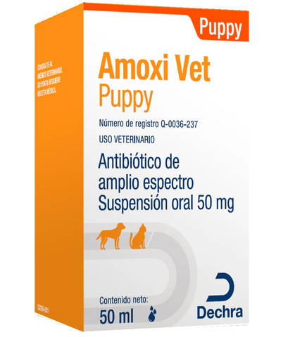 Amoxi Vet Puppy 50 mg frasco 50 ml ( Amoxivet )