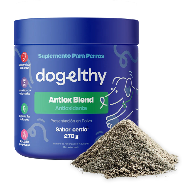 Dogelthy Antiox Blend Sabor Cerdo 270 g (Antioxidante para Perros)