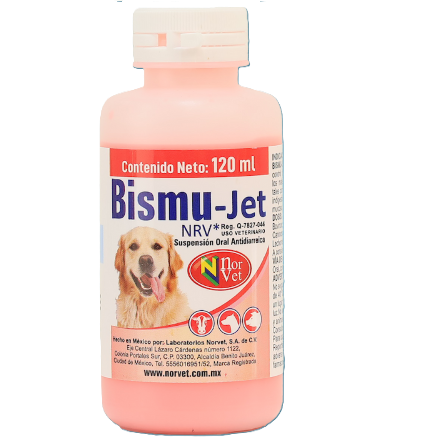 Bismu-Jet NRV 120 mL  ( Suspensión Oral Antidiarréica )