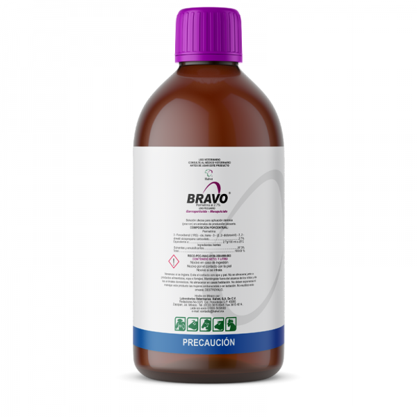 Bravo Pour On Solución Percutánea 1 L