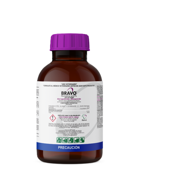 Bravo Pour On Solución Percutánea 250 mL