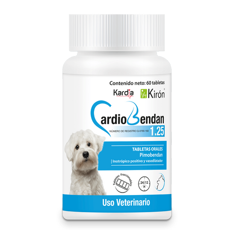 CardioBendan 1.25 mg 60 Tabletas ( Pimobendan 1.25 mg )