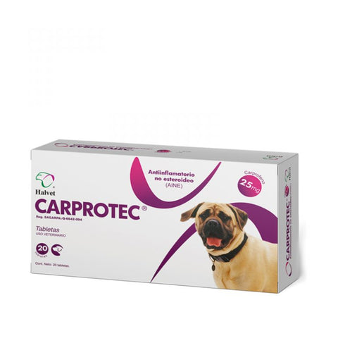 Carprotec 25 mg 20 Tabletas
