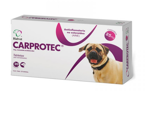 Carprotec 25 mg 20 Tabletas