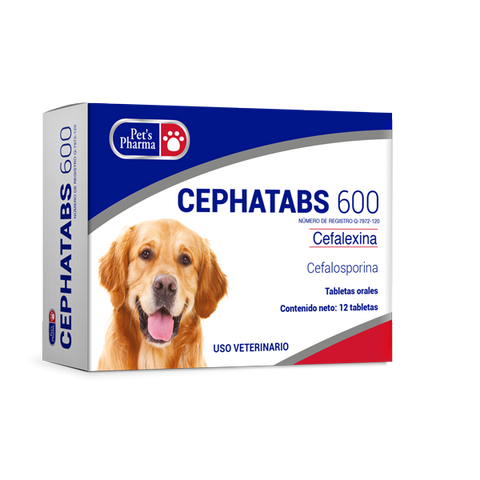 Cephatabs 600 mg  12 Tabletas