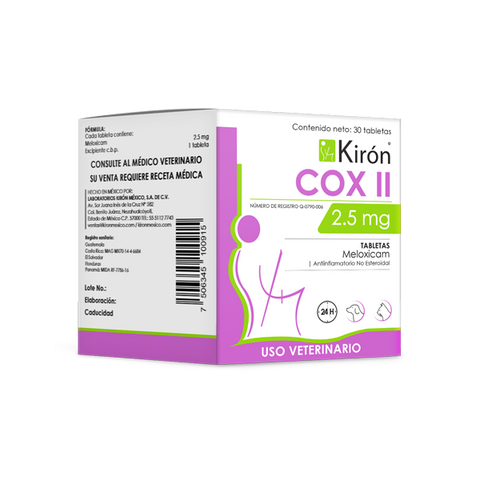 COX-II 2.5 mg  30 Tabletas ( Meloxicam 2.5 mg)
