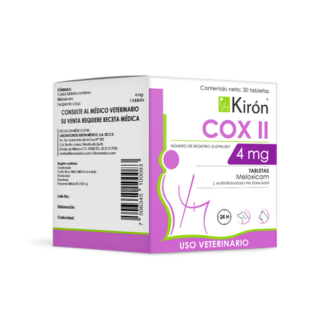 COX-II 4 mg  30 Tabletas ( Meloxicam 4 mg)