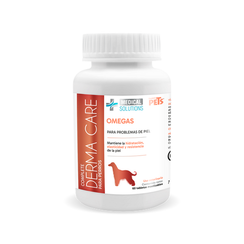 MS Complete Dermo Care Piel y Pelo  ( Omegas )-  Tabletas Masticables Multivitamínico 60 Tabletas
