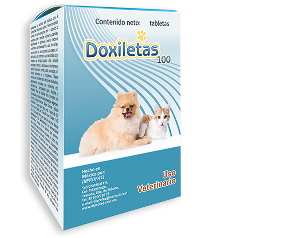 Doxiletas 100 mg 20 Tabletas ( Doxiciclina )