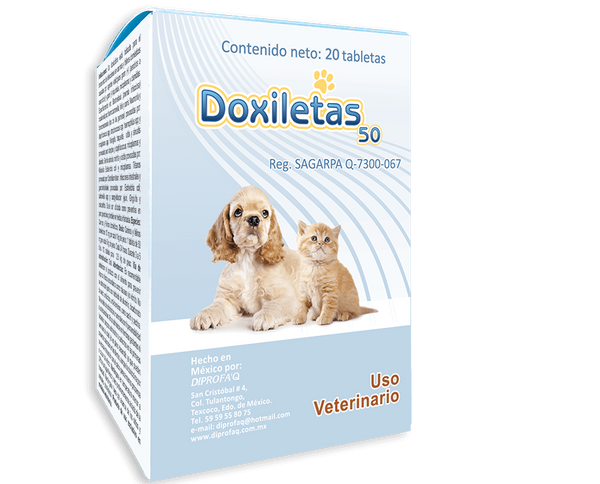 Doxiletas 50 mg 20 Tabletas ( Doxiciclina )