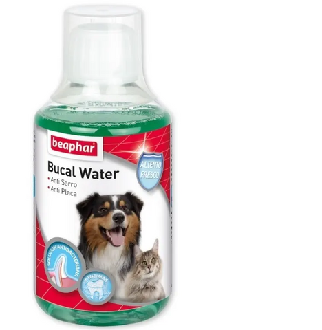 Enjuague Bucal Beaphar 250 mL Sabor Menta  ( Con DHA Perros y Gatos)