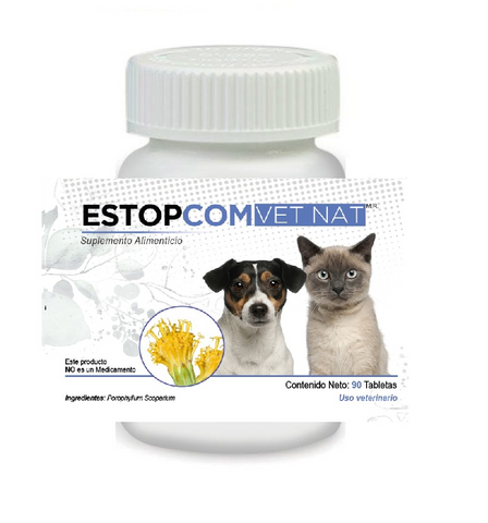 Estopcom VetNat 90 Tabletas  ( Alergias ) ANTES Atopic VetNat