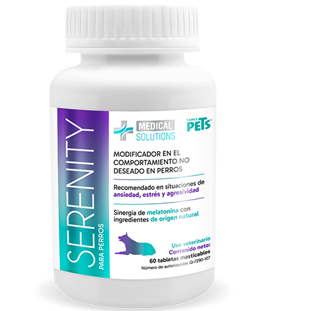 MS Serenity 60 Tabletas Masticables ( Ansiedad Estrés Agresivadad )