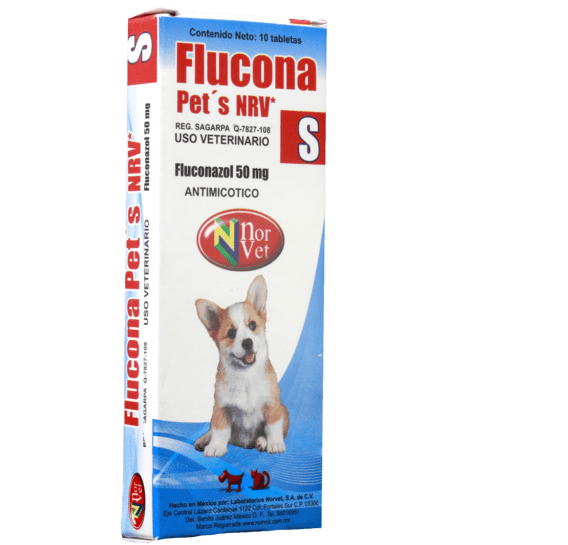 Flucona Pets NRV S 10 Tabletas ( Fluconazol 50 mg )