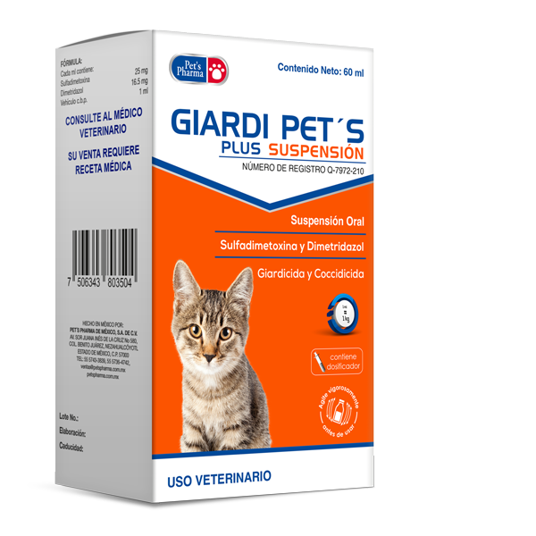 Giardi Pets Plus Suspesión Gatos 60 mL ( Giardipets )