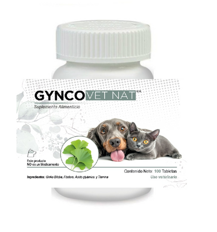 Gynco VetNat 100 Tabletas ( Circulación Cerebral ) GyncoVetNat
