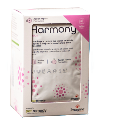Harmony Pets Toallitas Calmantes 12 pzas