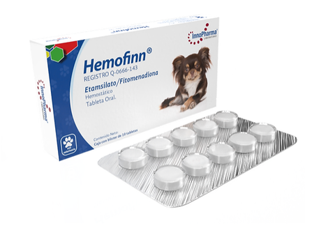 Hemofinn  (Etamsilato - Fitomenadiona)  10 tabletas