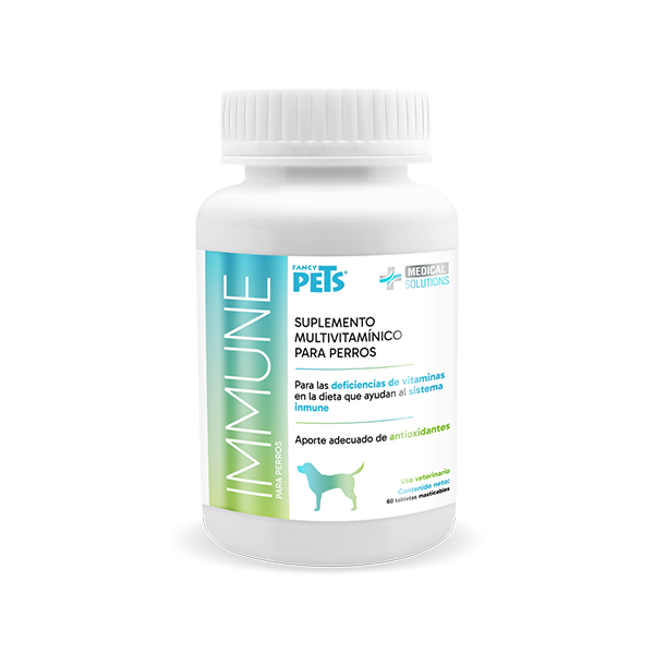 MS Immune perros 60 Tabletas Masticables ( Vitaminas y Minerales ...