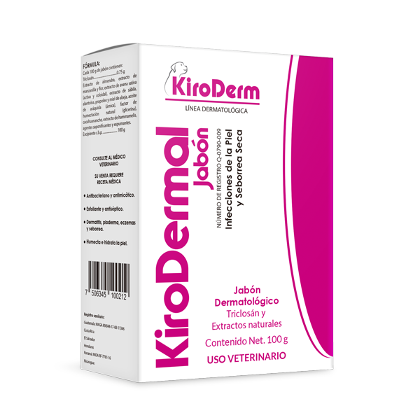 Kirodermal Jabón 100 g  (Triclosán y Extractos Naturales)