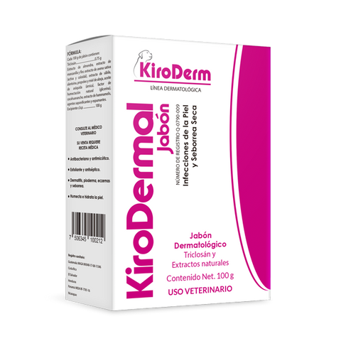 Kirodermal Jabón 100 g  (Triclosán y Extractos Naturales)