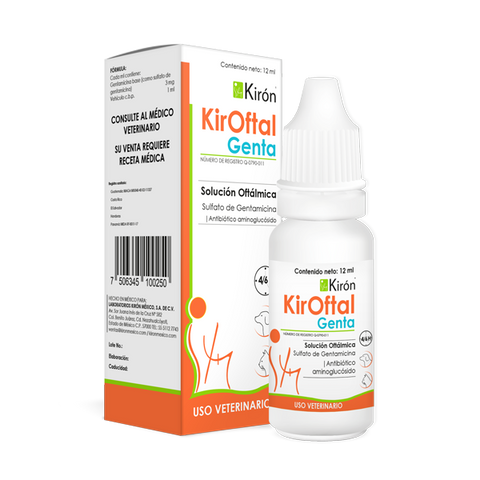 KirOftal Genta 12 mL ( Solución Oftálmica - Gentamicina)