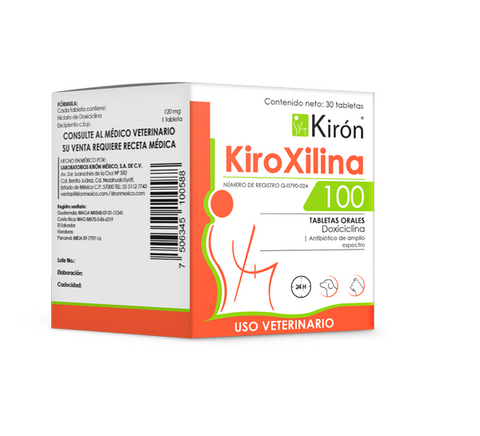 Kiroxilina 100  30 Tabletas