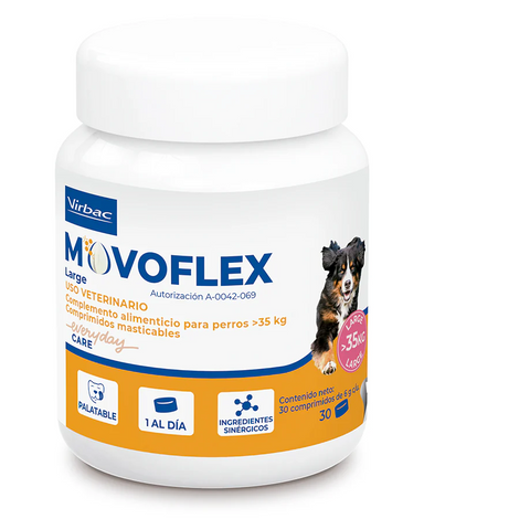 Movoflex L 30 Comprimidos Masticables ( Articulaciones ) perros más 35 kg