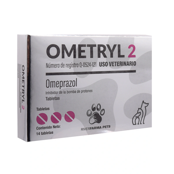 Ometryl 2 mg  14 Tabletas ( Omeprazol 2 mg )
