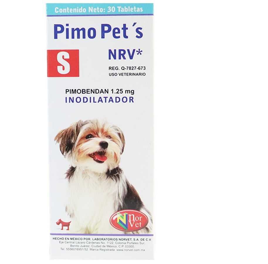 Pimo Pet´s S NRV* (Pimobendan) | Grupo Lovet :: Farmacia Veterinaria ...