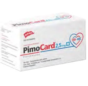 Pimocard 2.5 mg 100 tabletas ( Pimobendan )
