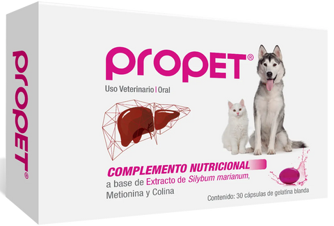 Propet 30 cápsulas gelatina blanda ( Silimarina - Hepático )