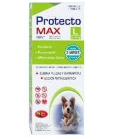 Protecto MAX NRV L ( Perros 20 a 40 kg )  (Fluralaner - Milbemicina Oxima  - Prazicuantel) (Copia)
