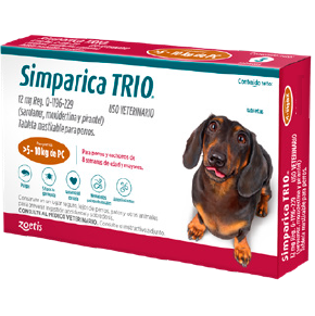 Simparica TRIO  12 mg  5.1 - 10 kg 1 tableta