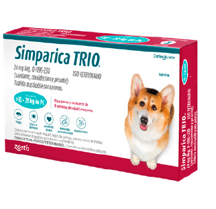 Simparica TRIO  24 mg  10.1 - 20 kg 1 tableta