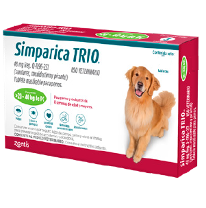 Simparica TRIO  48 mg  20.1 - 40 kg 1 tableta