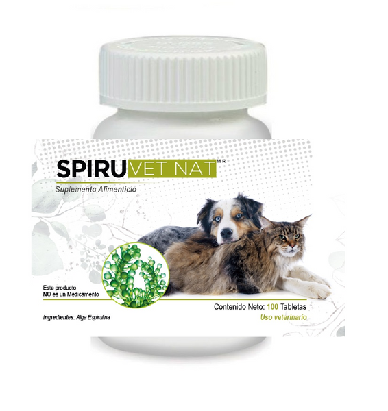 Spiru VetNat 60 Tabletas ( Alga Espirulina) SpiruVetNat