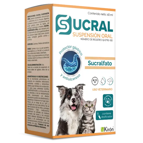 Sucral Suspensión Oral 60 mL  ( Sucralfato - Protector Gástrico )