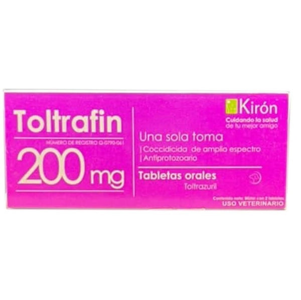 Toltrafin 200  Blister 2 tabletas (Toltrazuril)