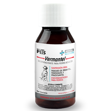 Vermantel Adulto Suspensión 25 mL ( Desparasitante Perros )