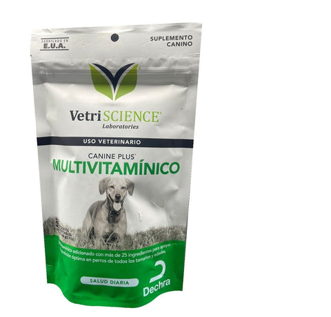 VetriSCIENCE Canine Plus Multivitamínico 30 Bocaditos Masticables