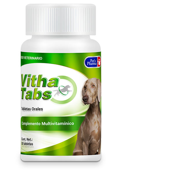 Vitha Tabs  30 Tabletas ( Multivitamínico ) Perros y Gatos