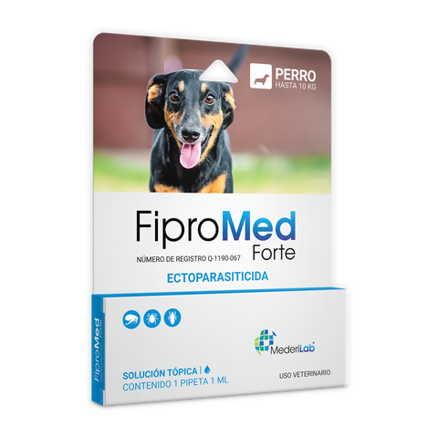 Fipromed Forte Perros 5 kg a 10 kg  (1 Pipeta 1.0 mL)