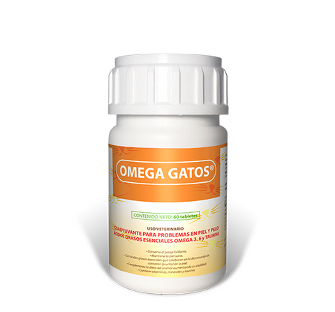 Omega Gatos Frasco con 60 Tabletas ( Piel y Pelo )