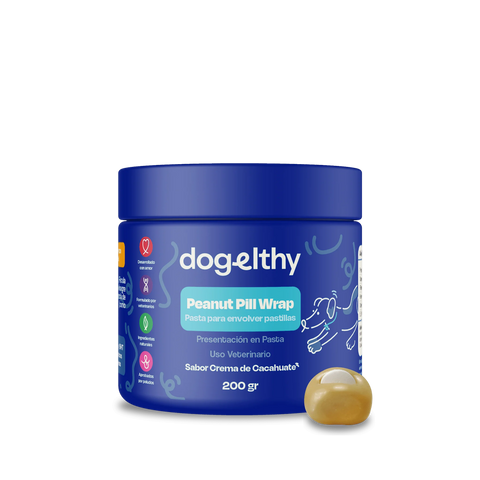 Dogelthy PEANUT PILL WRAP 200 gr (Recubrimiento de Pastillas para Medicamentos Sabor Crema de Cacahuate )